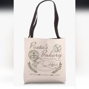 The Hunger Games Peeta's Bakery Cream Tote Bag